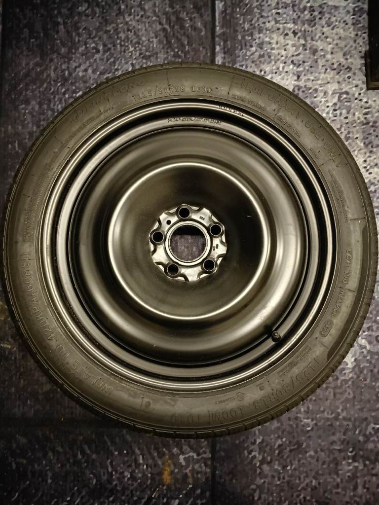 Jaguar 18" Space Saver Spare Wheel + scissor jack and breaker