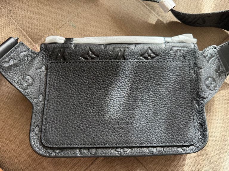 Louis Vuitton Black Leather Bumbag - Brand New