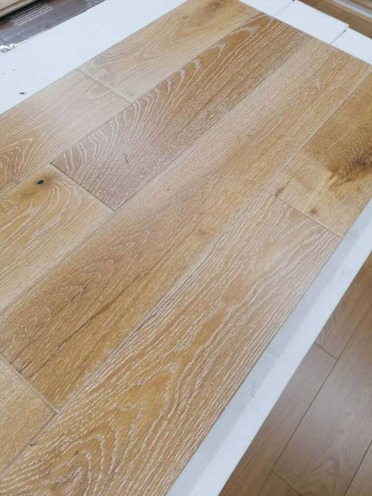 Flooring Engineered Smoked Brushed Lacquered White Grain 120+ sqm2s Available