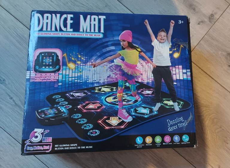 Dance mat with Bluetooth for your own music