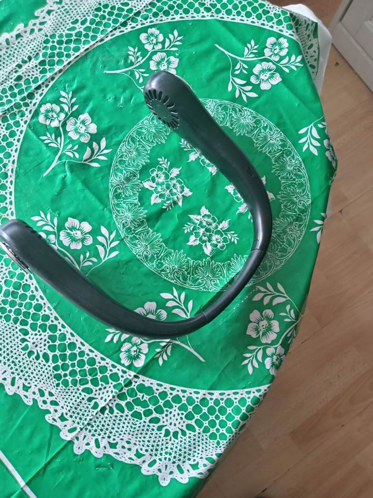 Portable Neck Fan - Black, Good Condition