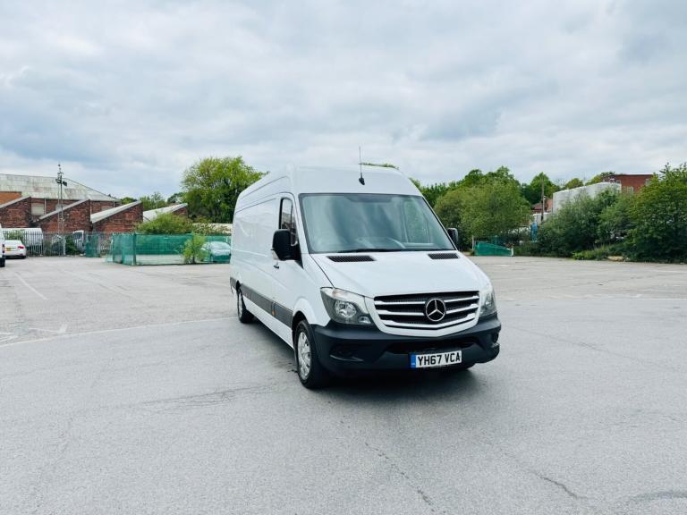 2017 Mercedes-Benz Sprinter 3.5t High Roof Van AIR CON SAT NAV FSH PANEL VAN Diesel Manual