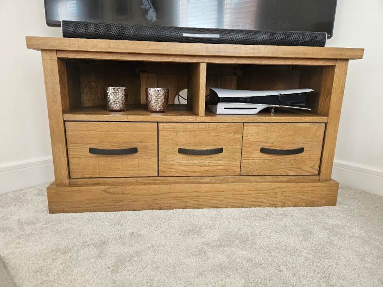 Next Solid Oak living room furniture 