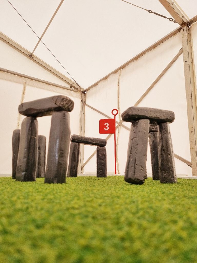 9-Hole Mini Crazy Golf Course, Fully Portable 