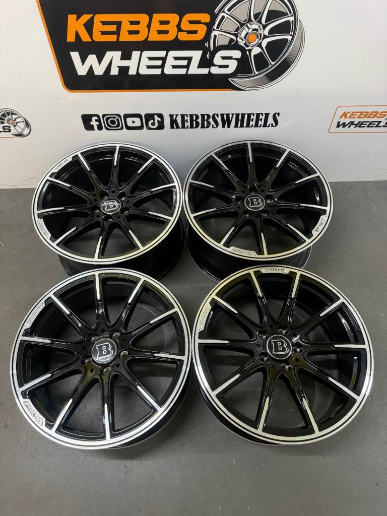 19" MERCEDES BRABUS REPLACEMENT ALLOY WHEELS C CLASS E CLASS S CLASS 