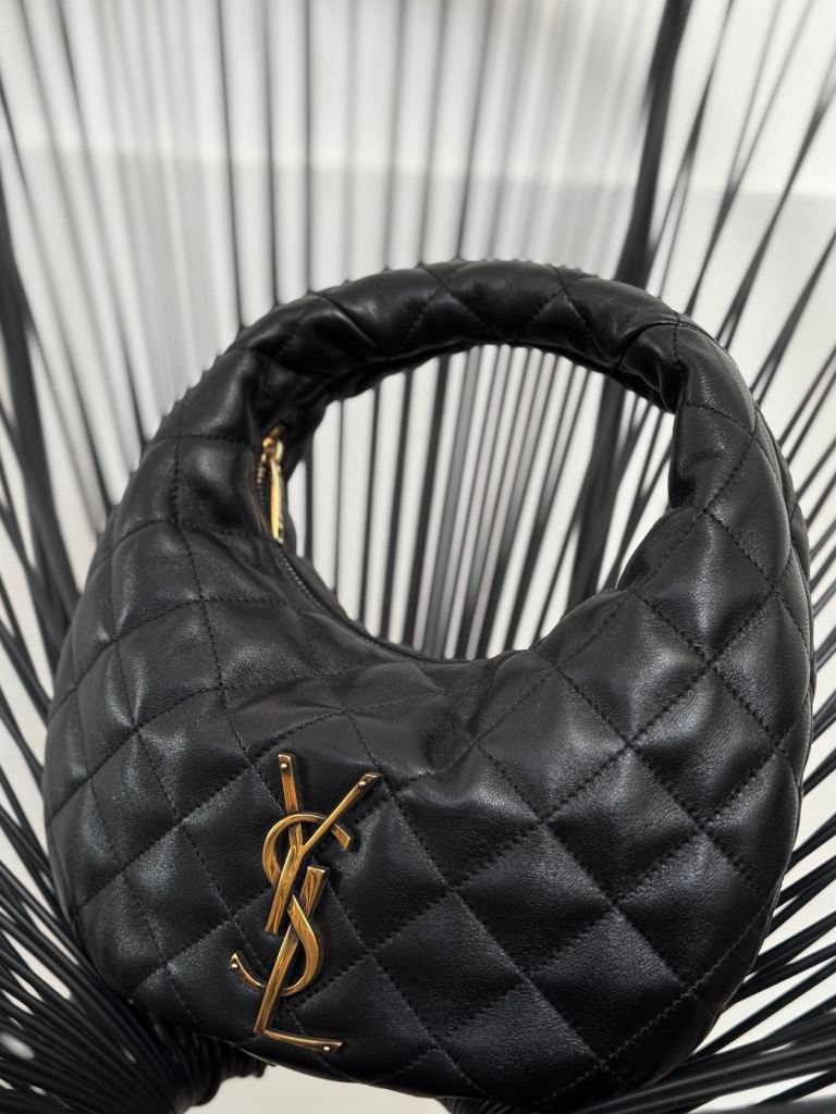 Saint Laurent Black Quilted Leather Handbag – As Good As New