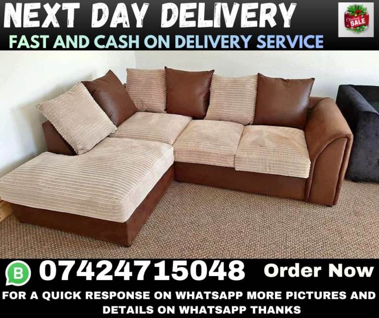 Cash on Delivery Available on Brand New Dylan Sofas
