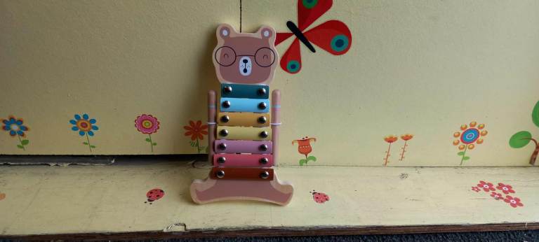 Wooden bear xylophone