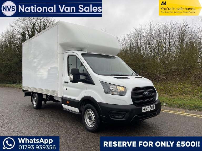 2021 Ford Transit 2.0 350 EcoBlue Leader Luton 3dr Diesel Manual RWD L4 Euro 6 (s/s) (130 ps) CHA...