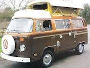 Framed Or Un-Framed Magazine ORIGINAL Very Early VW/Volkswagen BROWN & ORANGE with Canvas POP UP