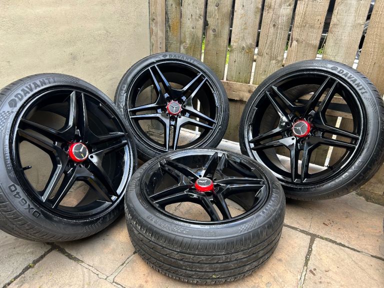MERCEDES STAGGERED 18” AMG ALLOY WHEELS