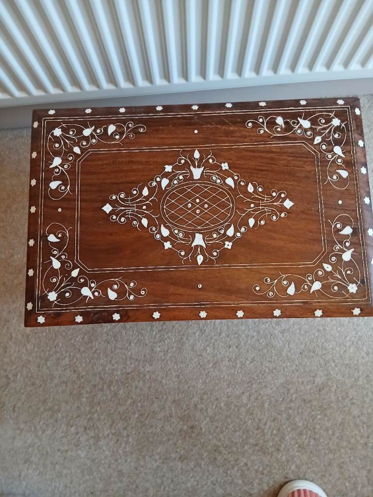 Inlaid Rosewood side/coffee/occasional table
