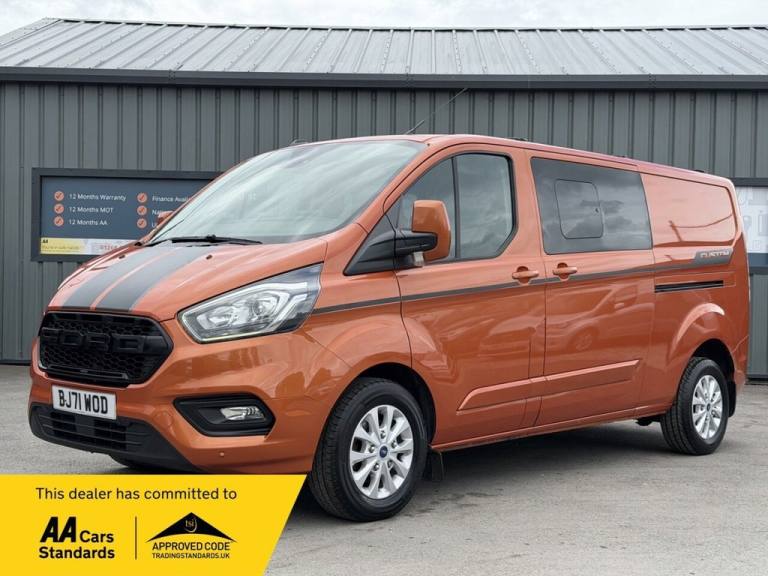 2021 Ford Transit Custom 2.0 320 EcoBlue Limited Crew Van Double Cab 5dr Diesel Manual L2 H1 Euro...