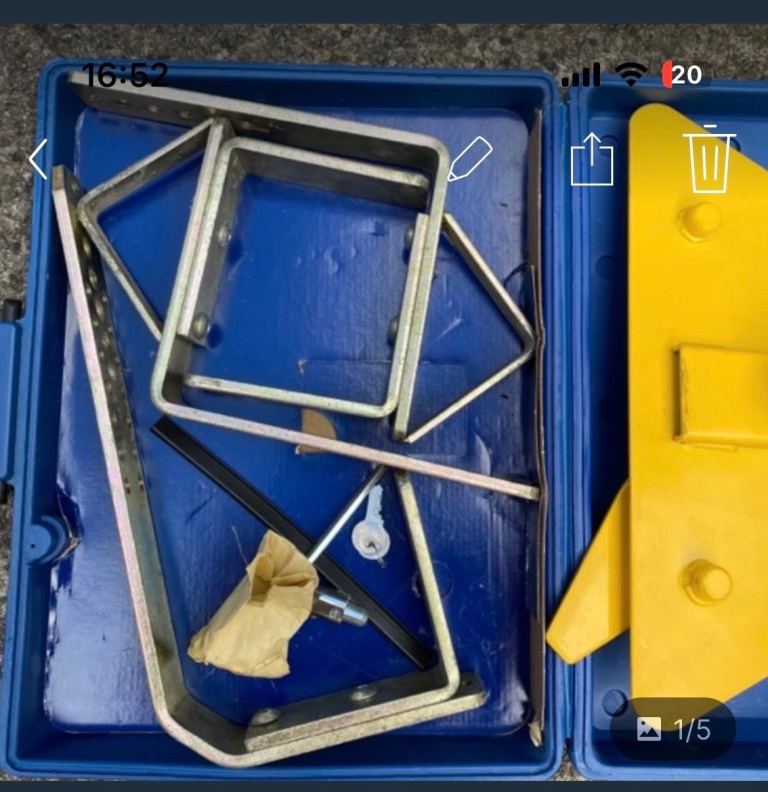 Trailer wheel lock used 