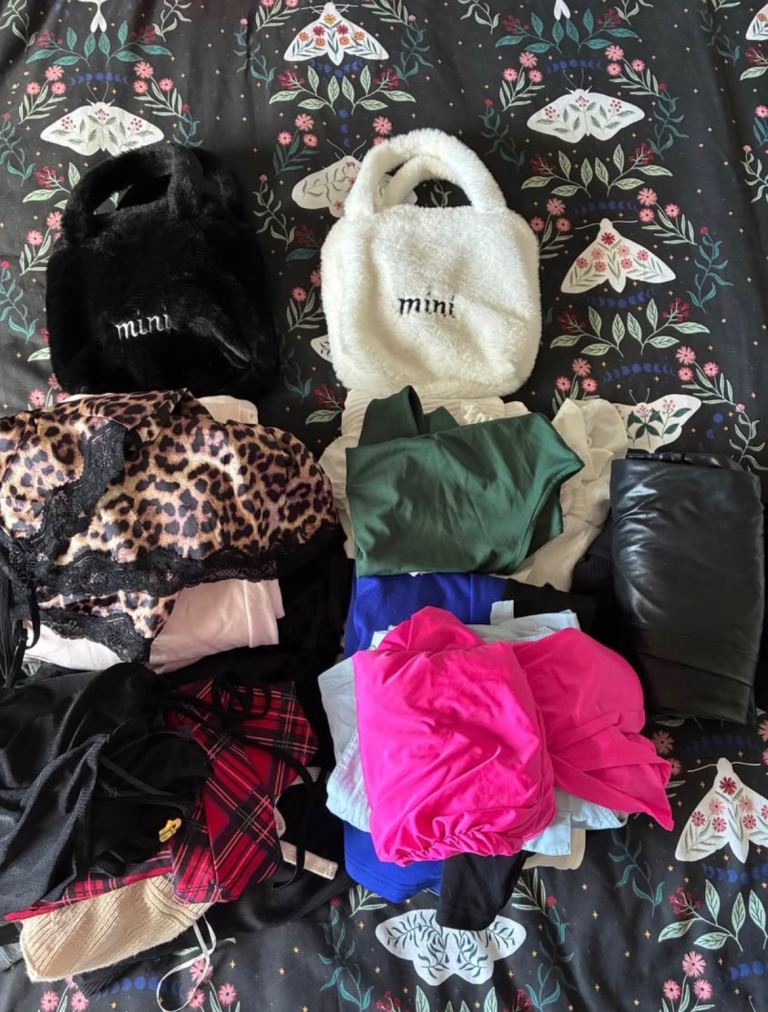 Bundle of women’s clothes