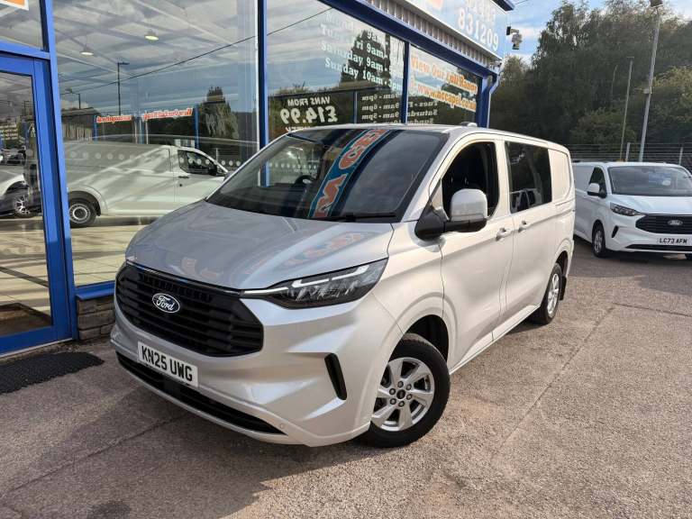 2025 Ford Transit Custom 2.0 320 EcoBlue Limited Crew Van Double Cab 5dr Diesel Manual L1 H1 Euro...