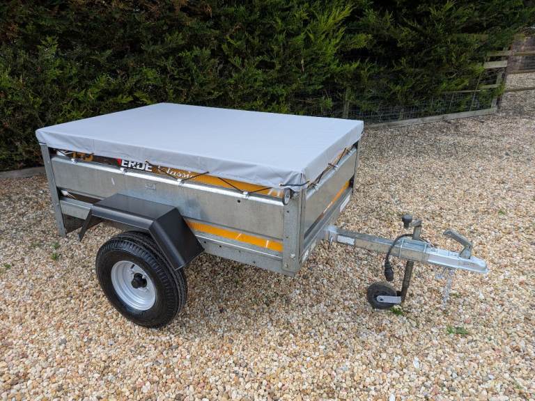 Erde 143 Camping/Tipping Trailer With New Wheels, Cover and Jockey Wheel