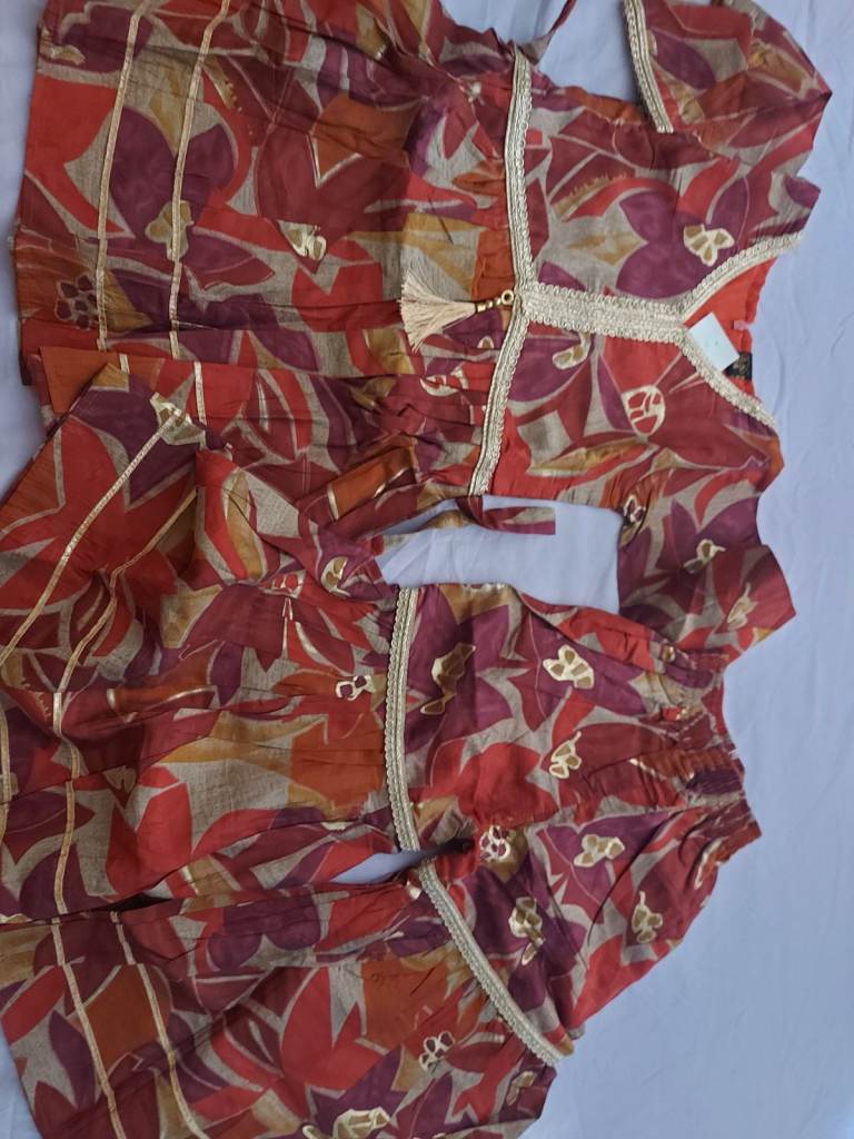 Indian Pakistani Partywear Stitched  Sharara Dress 