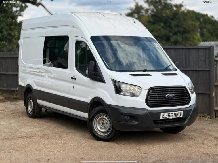 2016 Ford Transit 2.2 TDCi 125ps H3 Van +43K MILES + WELFARE + CAMPER PANEL VAN Diesel Manual