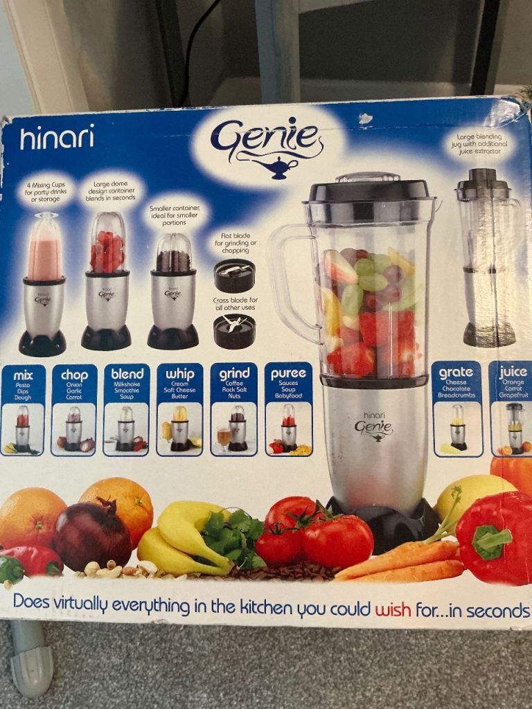 Hinari genie food processor 8 features in 1