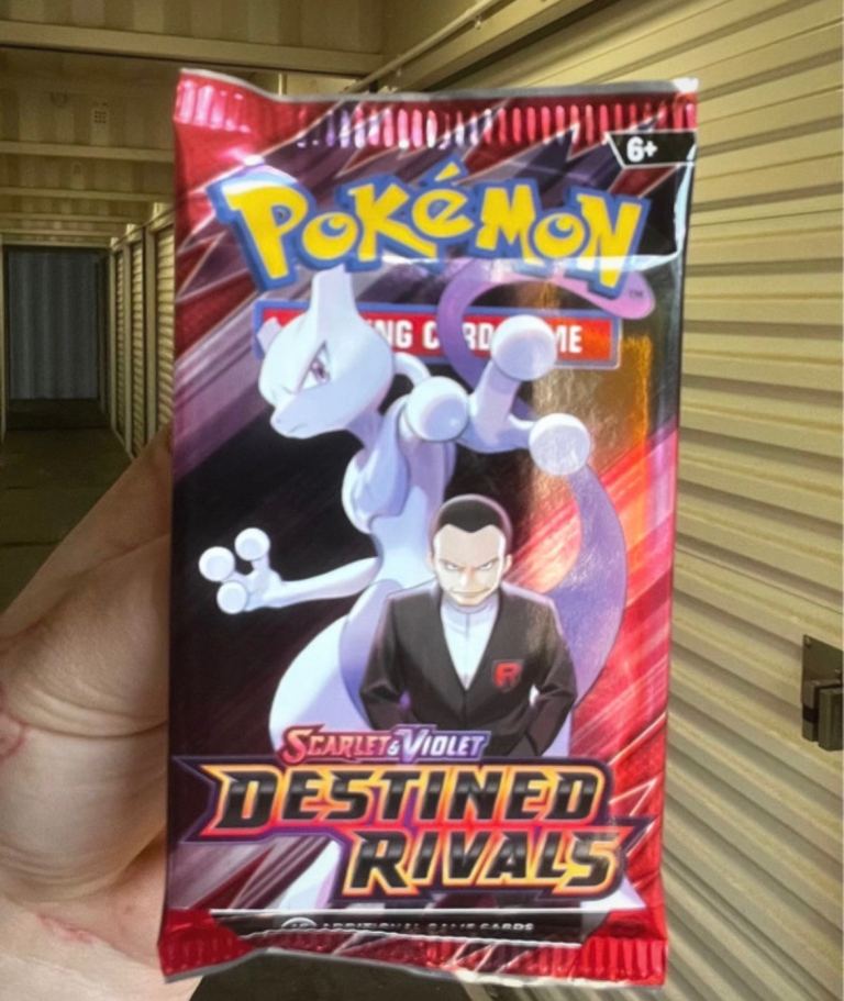 New Pokémon Scarlet & Violet Destined Rivals Trading Card Game Booster Pack x2