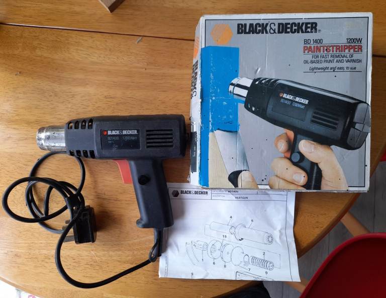 BLACK & DECKER BD 1400 Paintstripper – 1200W Heat Gun