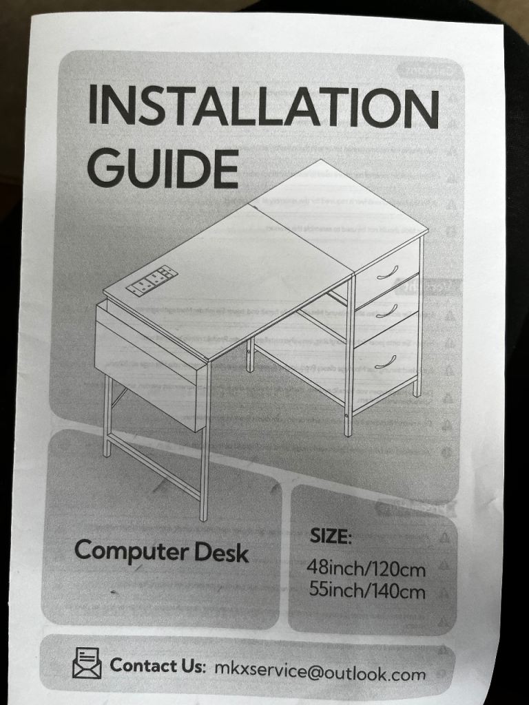 Computer Desk - Brand New, Flat Pack