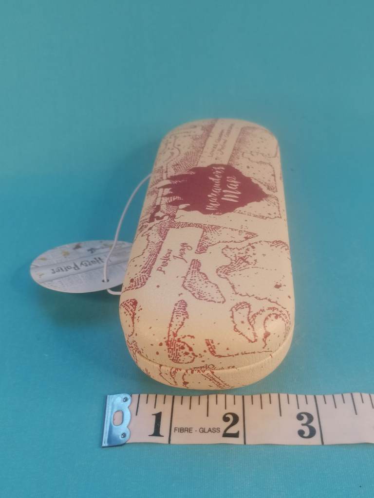 Brand new OFFICIAL HARRY POTTER MARAUDERS MAP HARD GLASSES CASE SUNGLASSES COVER. 