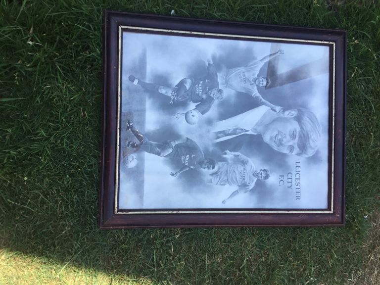 Leicester City FC Framed Print – Good Condition