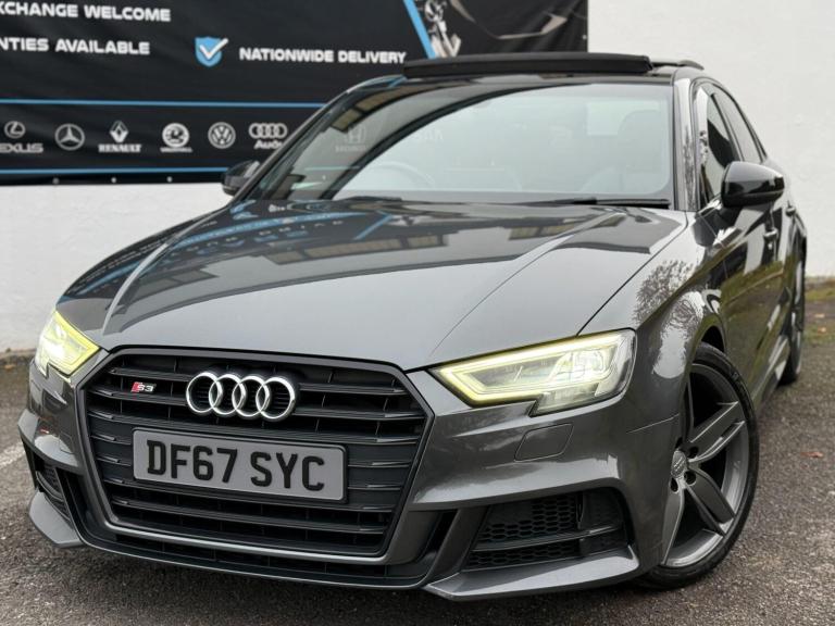 2018 Audi S3 2.0 TFSI Black Edition S Tronic quattro Euro 6 (s/s) 4dr SALOON Petrol Automatic