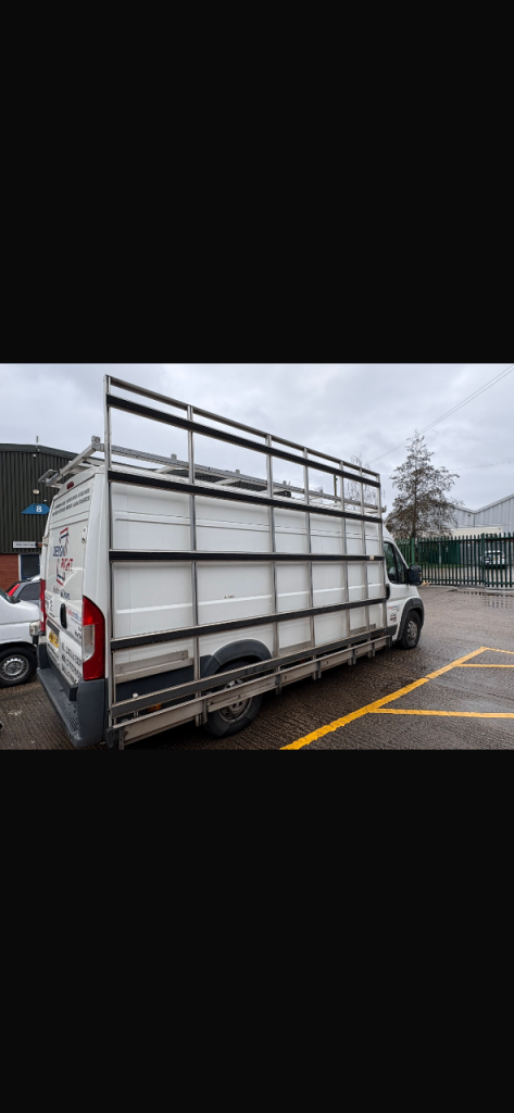 Large van rack excellent condition with roof bars 