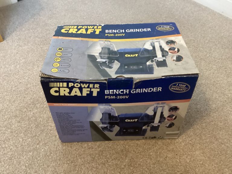Power Craft Bench Grinder PSM-200V – brand new still in box