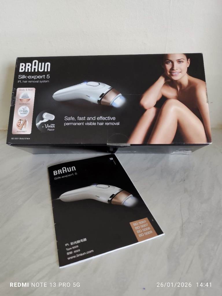 Brand New Braun Silk-Expert 5 IPL Hair Removal System