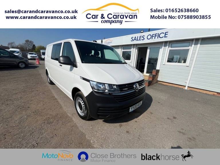 2020 20 VOLKSWAGEN TRANSPORTER 2.0 TDI T32 STARTLINE CREW VAN DOUBLE CAB 5DR DIE
