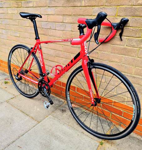 GIANT CONTEND SL ALLOY CARBON FIBRE ROAD BIKE MD TO LG FRAME | in