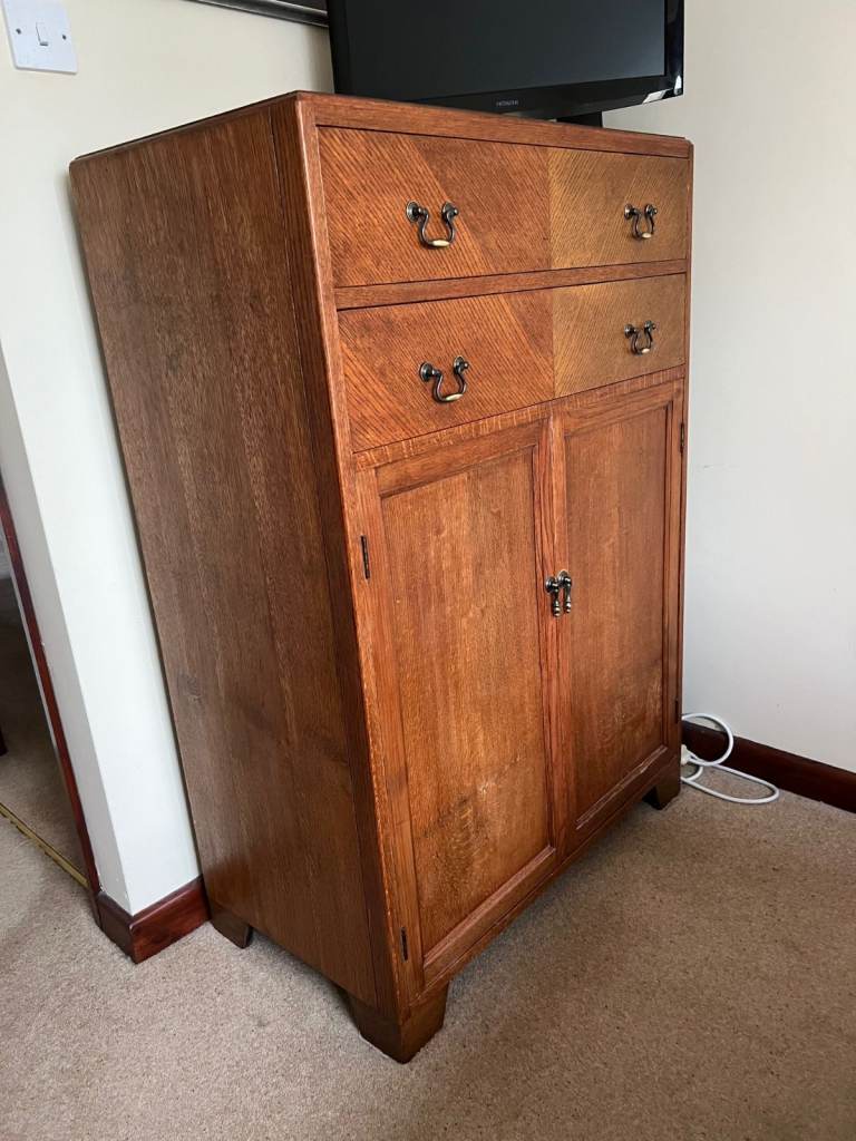 50's Veneer Cabinet 