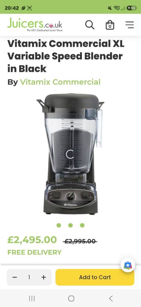 Vitamix xl variable 