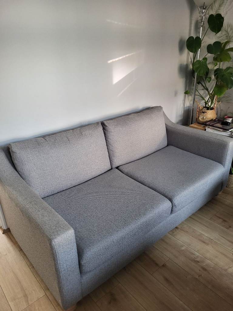 NEXT GREY 3 SEATER SOFA