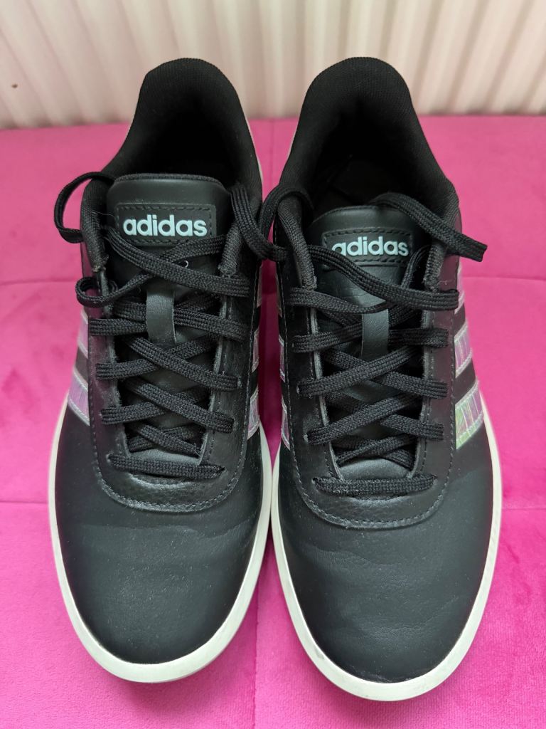 Adidas, black white silver, size 5 *Reduced price*