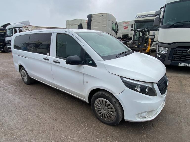 2021 21 REG MERCEDES-BENZ VITO TOURER PRO 9 SEATER MINIBUS AUTO DAMAGED SALVAGE