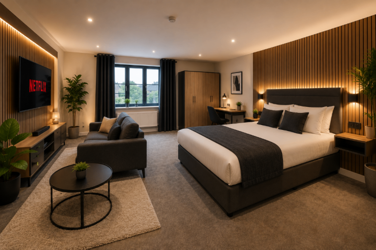 ROOMS IN A VICTORIAN SANDSTONE VILLA 