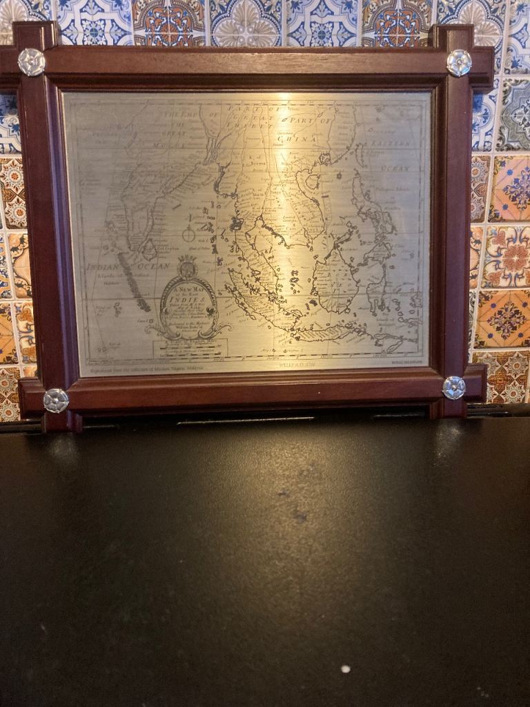 Royal Selangor East Indies Pewter Map Plaque