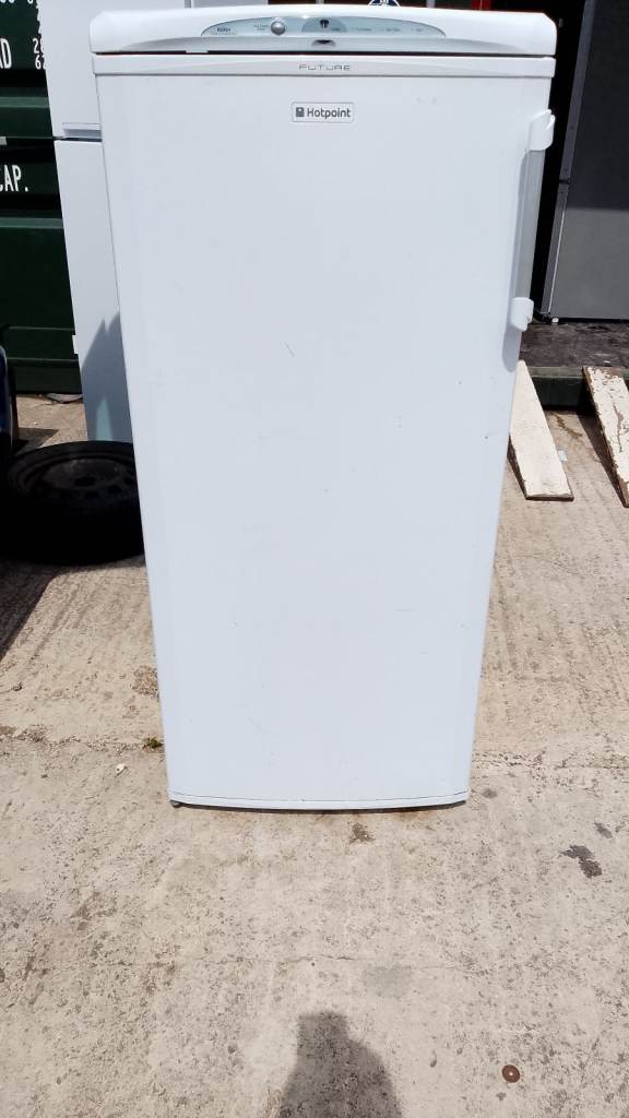 Hotpoint Tall Freestanding Freezer – White, Good Condition