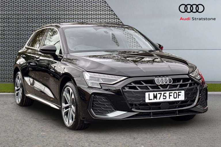 2025 Audi A3 1.5 TFSI e 204 S Line 5dr S Tronic [Tech Pack] Hatchback Plug-In Hy Automatic