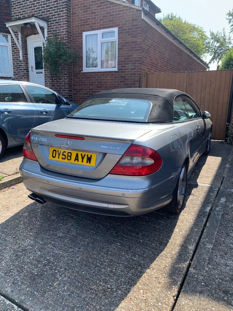 280 CLK 3.0 PETROL CONVERTIBLE AMG LINE MOT DRIVES PERFCT £2000