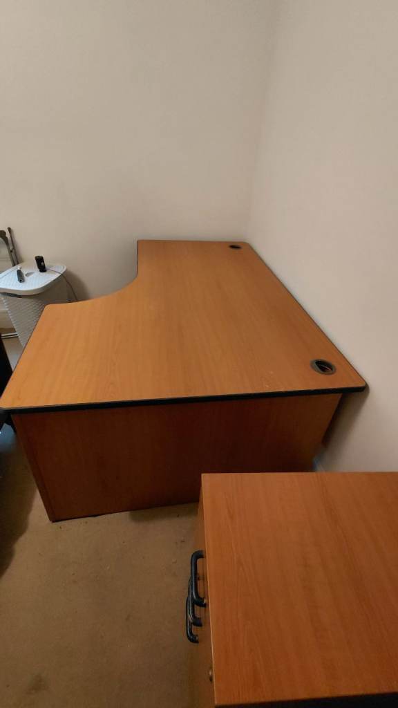 Large Desk and Drawers
