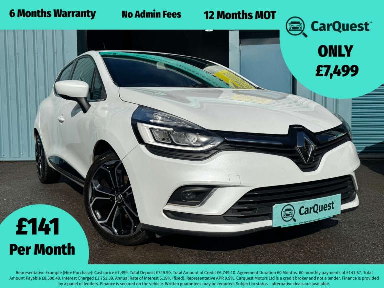2017 Renault Clio 0.9 TCE 90 Dynamique S Nav 5dr HATCHBACK PETROL Manual