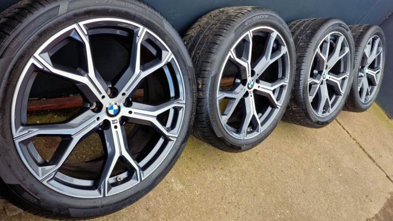 Genuine BMW 741m 21" Alloy Wheels MSport G05 G06 X5 X6