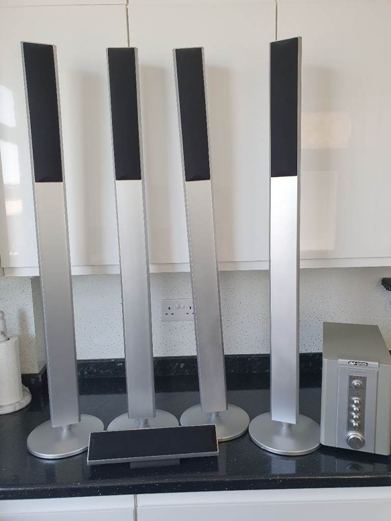 acoustic solutions home theatre system 5.1 speakers model AS134
