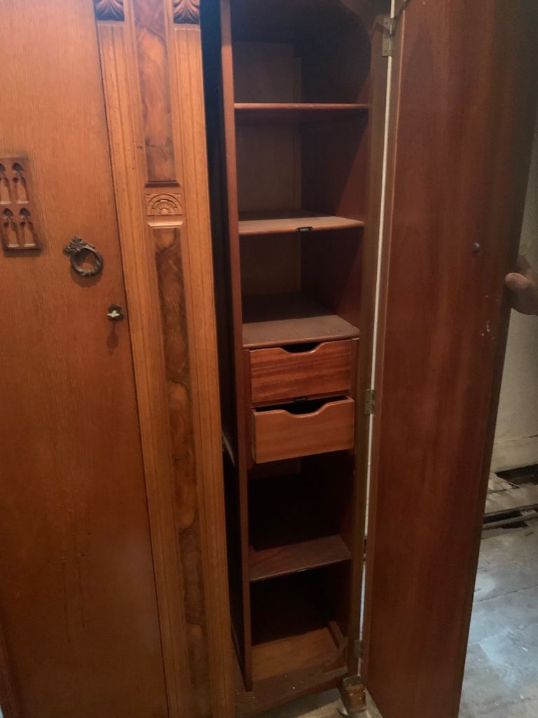 Antique Campfor Wardrobes and Dressing Table